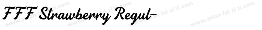 FFF Strawberry Regul字体转换